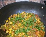 A picture of step 5 of Subj Soya Biryani.