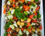 नट्स एण्ड वेजी सैलेड (Nuts and veggie salad recipe in Hindi) रेसिपी चरण 5 फोटो