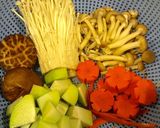 Hình bước làm 1 của món Bánh canh chay !