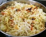 Foto del paso 5 de la receta: Pimientos rellenos con repollo, setas y arroz