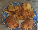 2013. Dupla sajttal sonkával töltött kirántott karaj recept fázis 7 fotója