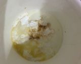 A picture of step 5 of Chocolate and Mango Mug cakes.