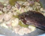 A picture of step 2 of Boneless beef karahi.