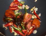 Foto langkah ke 3 dari resep Kangkung Saus Tiram.