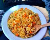A picture of step 5 of Veg Fried Rice.