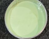 Foto langkah ke 5 dari resep Pandan Melaka Cheesecake Tanpa Terigu Part 2.