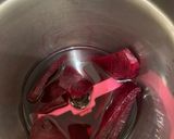 A picture of step 2 of Beetroot Mani Kozhakkattai.