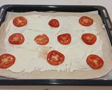 Foto del paso 6 de la receta Coca rústica de champiñones al ajillo con lecho de puerro y toque de Grana Padano