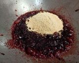 A picture of step 3 of Beet moong cruncy ball.