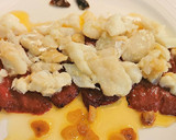 Foto del paso 5 de la receta: Migas de Bacalao confitadas con Piquillos caramelizados