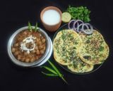A picture of step 8 of Pindi Chole kulcha.
