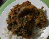 A picture of step 4 of Carrots Stew with Dry fish.