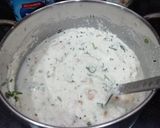A picture of step 1 of Rava Idli.