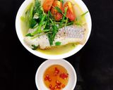 Hình bước làm 3 của món Canh Cá Diêu Hồng Nấu Ngót