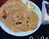 A picture of step 3 of Sprouted Wheat flour Rotis.