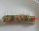 A picture of step 4 of Bo Bia Spring Roll.