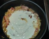 Une image de l'étape 1 de Gratin de crozet au munster.