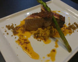 Foto del paso 3 de la receta: Atún a la plancha con puré de batata