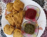 A picture of step 8 of Bread pakoda.