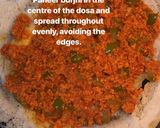 A picture of step 7 of Paneer Bhurji Dosa.