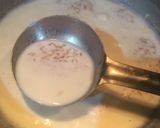 A picture of step 5 of Payesh / Kheer.