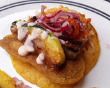 Foto del paso 14 de la receta: Tacos🌮 de calabacín y berenjena empanizados🌮