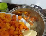 Foto del paso 3 de la receta Crema de zanahoria y calabaza