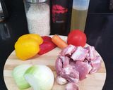 Foto del paso 1 de la receta: Arroz de costilla y verduritas