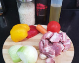 Foto del paso 1 de la receta: Arroz de costilla y verduritas