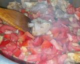 A picture of step 2 of Mutton karhai.