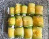 Foto del paso 3 de la receta: Calabacitas rellenas de pechuga de pavo y queso panela