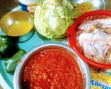 A picture of step 3 of Orange rice, Chicken Stew and Creamy Cabbage Salad.
