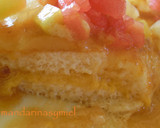 Foto del paso 7 de la receta: Pudding con caramelode melocotón