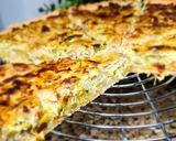 Une image de l'étape 8 de Quiche au poireau et au thon.