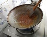 A picture of step 3 of Butterscotch lassi (without sugar).