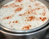 A picture of step 3 of Samolina (Suji) Dhokla.