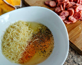 Foto del paso 1 de la receta: Espaguetis🍝 Carbonara🥓Con Uvas Pasas...!