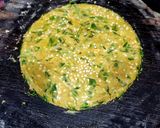 A picture of step 5 of Calcium Rich Methi Leaves Multigrain Dhebra Gujarati Style - Fenugreek Leaves Paratha.