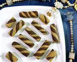 A picture of step 8 of Chocolate Barfi Roll.