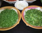 A picture of step 1 of Cress&lettuce salad (kwadon lansir da Latas).