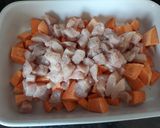 Csirkés édesburgonya recept fázis 2 fotója