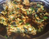 A picture of step 3 of Spring onion zunka.