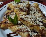 Foto langkah ke 7 dari resep Banana Pizza Teflon.