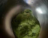 A picture of step 2 of Broad beans shaped mathri.