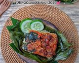 Foto langkah ke 13 dari resep Nasi Bakar Cumi Asin.