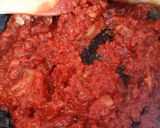 A picture of step 3 of Pappardelle al ragù di salsiccia e funghi.