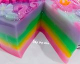 Hình bước làm 8 của món Bánh rau câu sinh nhật