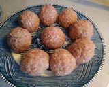 Foto del paso 4 de la receta: Albóndigas de cerdo rellenas en salsa de chipotle🌺