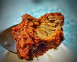 A picture of step 9 of Sokha Gosht.