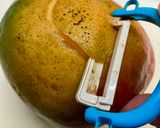 A picture of step 2 of Sunrise Mocktail My Way - Orange & Mango Sunrise Juice!.